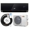 Costway 12000 BTU Wifi Enabled Mini Split Air Conditioner & Heater with Heat Pump Black/White